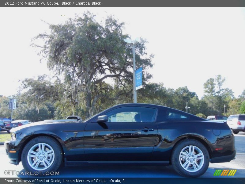 Black / Charcoal Black 2012 Ford Mustang V6 Coupe
