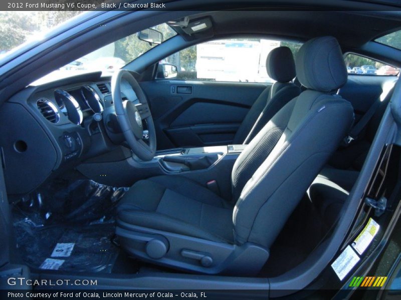 Black / Charcoal Black 2012 Ford Mustang V6 Coupe