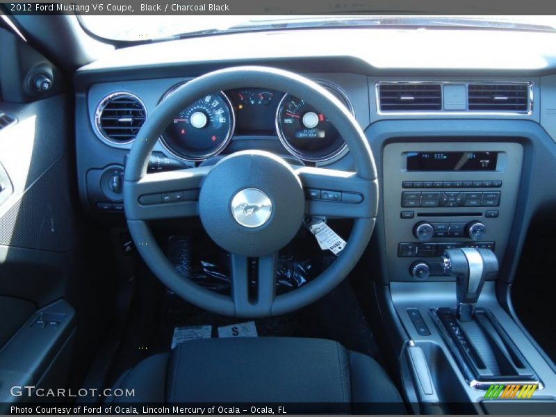 Black / Charcoal Black 2012 Ford Mustang V6 Coupe