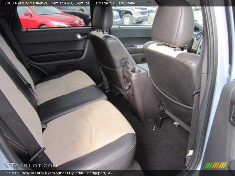 Light Ice Blue Metallic / Black/Stone 2008 Mercury Mariner V6 Premier 4WD