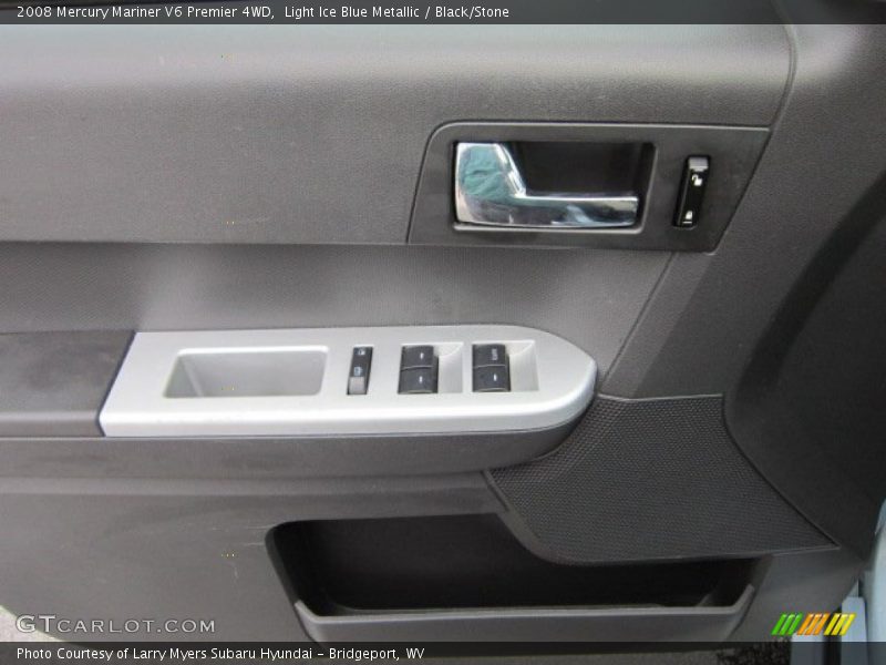 Light Ice Blue Metallic / Black/Stone 2008 Mercury Mariner V6 Premier 4WD