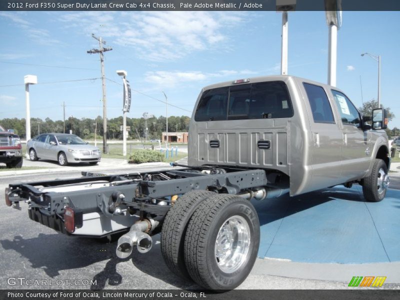  2012 F350 Super Duty Lariat Crew Cab 4x4 Chassis Pale Adobe Metallic