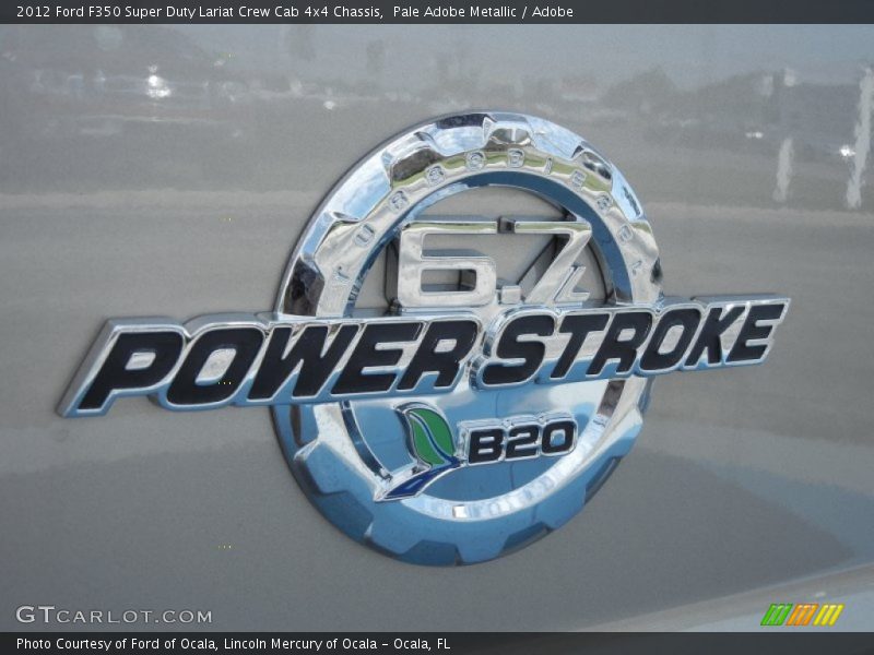 6.7L Power Stroke B20 Badge - 2012 Ford F350 Super Duty Lariat Crew Cab 4x4 Chassis