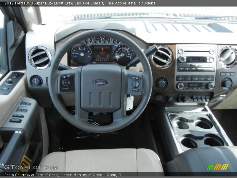Dashboard of 2012 F350 Super Duty Lariat Crew Cab 4x4 Chassis