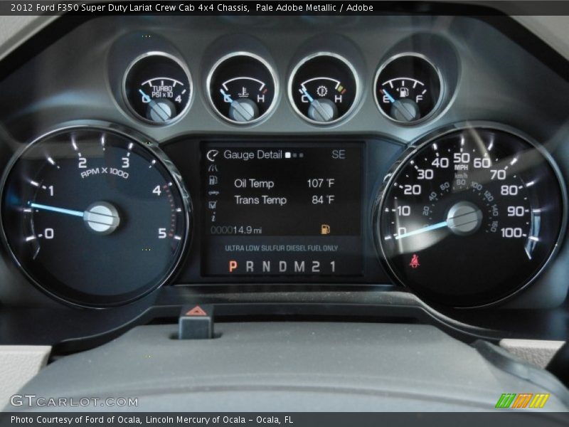  2012 F350 Super Duty Lariat Crew Cab 4x4 Chassis Lariat Crew Cab 4x4 Chassis Gauges