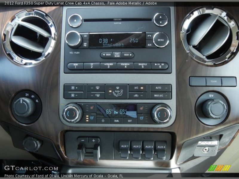 Controls of 2012 F350 Super Duty Lariat Crew Cab 4x4 Chassis