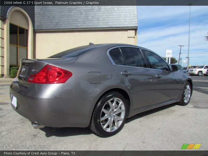 Platinum Graphite / Graphite 2009 Infiniti G 37 S Sport Sedan