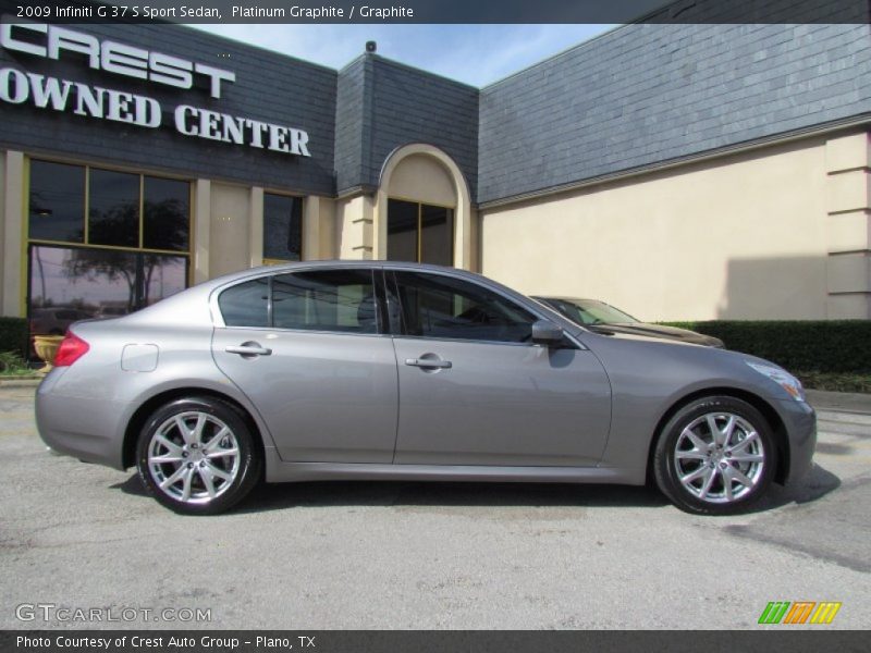 Platinum Graphite / Graphite 2009 Infiniti G 37 S Sport Sedan