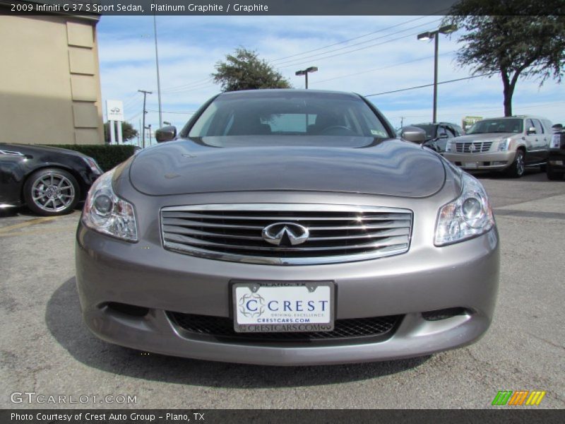 Platinum Graphite / Graphite 2009 Infiniti G 37 S Sport Sedan