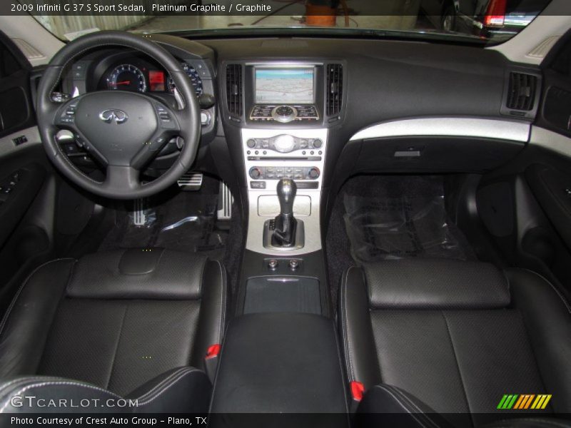 Platinum Graphite / Graphite 2009 Infiniti G 37 S Sport Sedan