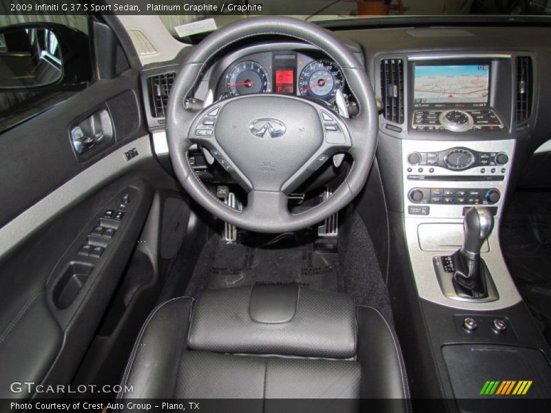 Platinum Graphite / Graphite 2009 Infiniti G 37 S Sport Sedan