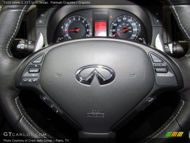 Platinum Graphite / Graphite 2009 Infiniti G 37 S Sport Sedan