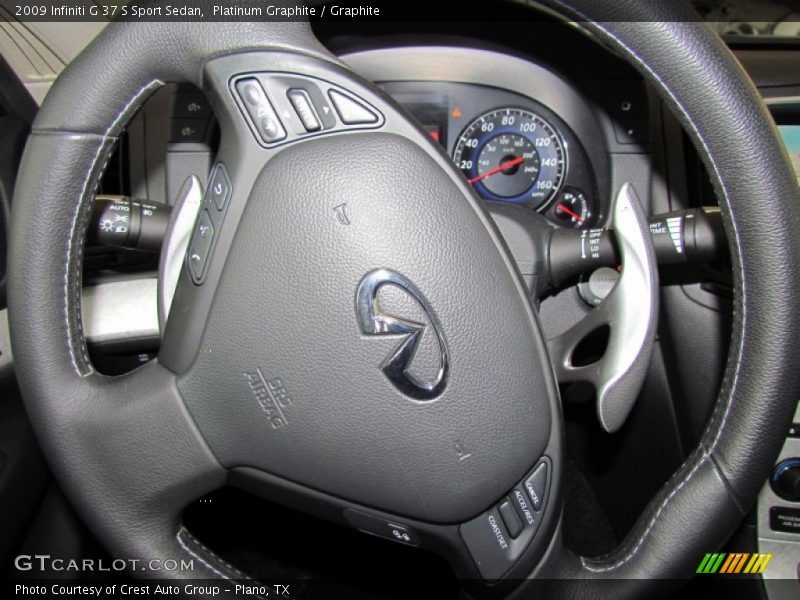 Platinum Graphite / Graphite 2009 Infiniti G 37 S Sport Sedan