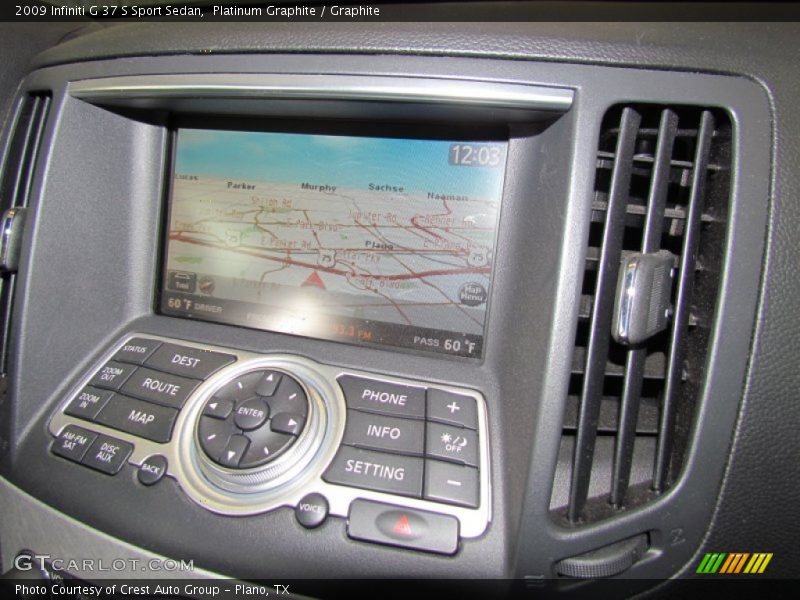 Platinum Graphite / Graphite 2009 Infiniti G 37 S Sport Sedan