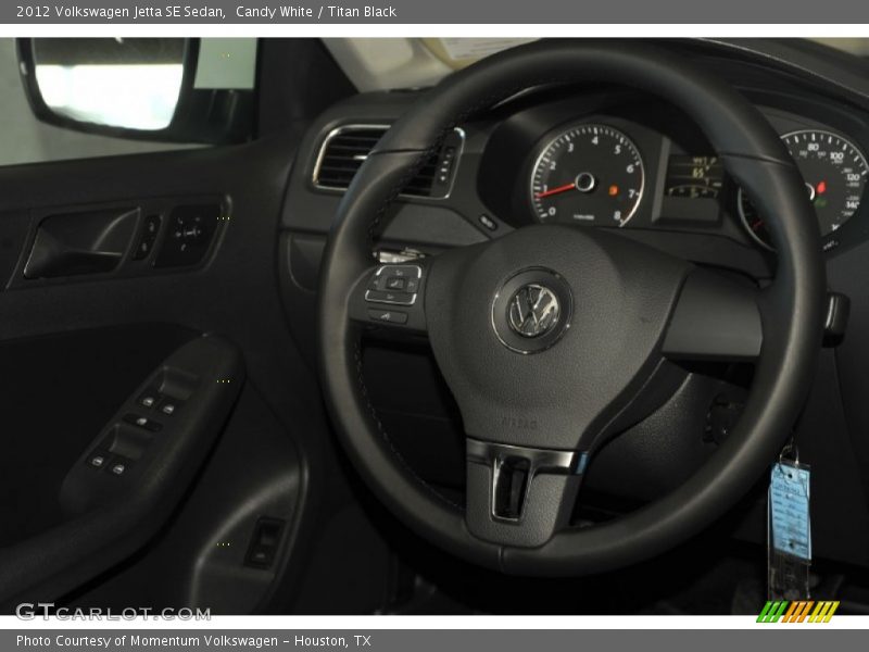 Candy White / Titan Black 2012 Volkswagen Jetta SE Sedan