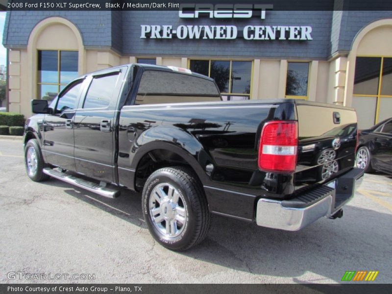 Black / Medium/Dark Flint 2008 Ford F150 XLT SuperCrew