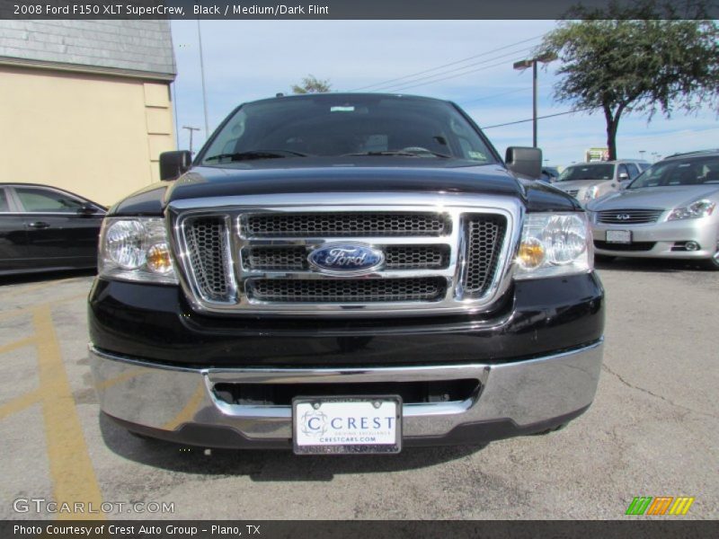 Black / Medium/Dark Flint 2008 Ford F150 XLT SuperCrew