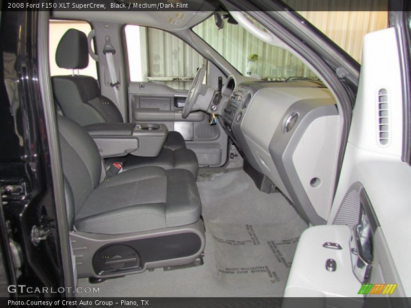 Black / Medium/Dark Flint 2008 Ford F150 XLT SuperCrew