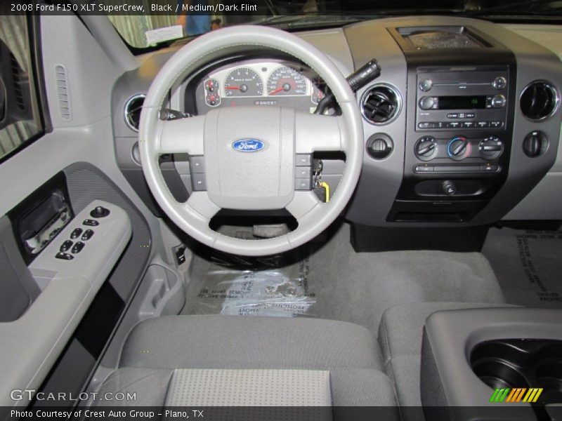 Black / Medium/Dark Flint 2008 Ford F150 XLT SuperCrew