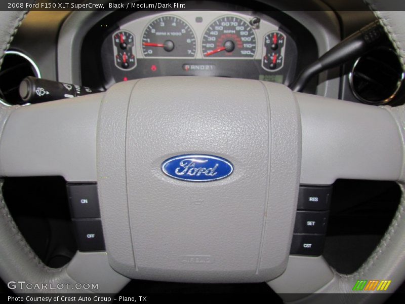 Black / Medium/Dark Flint 2008 Ford F150 XLT SuperCrew