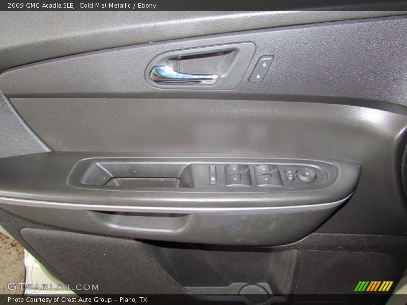 Gold Mist Metallic / Ebony 2009 GMC Acadia SLE