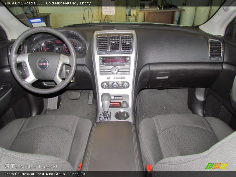 Gold Mist Metallic / Ebony 2009 GMC Acadia SLE