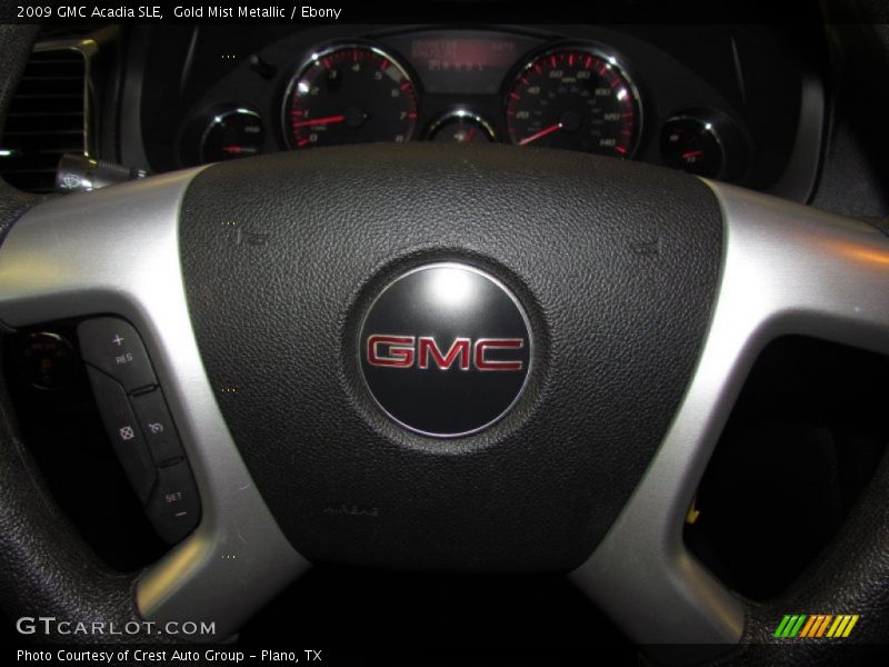 Gold Mist Metallic / Ebony 2009 GMC Acadia SLE