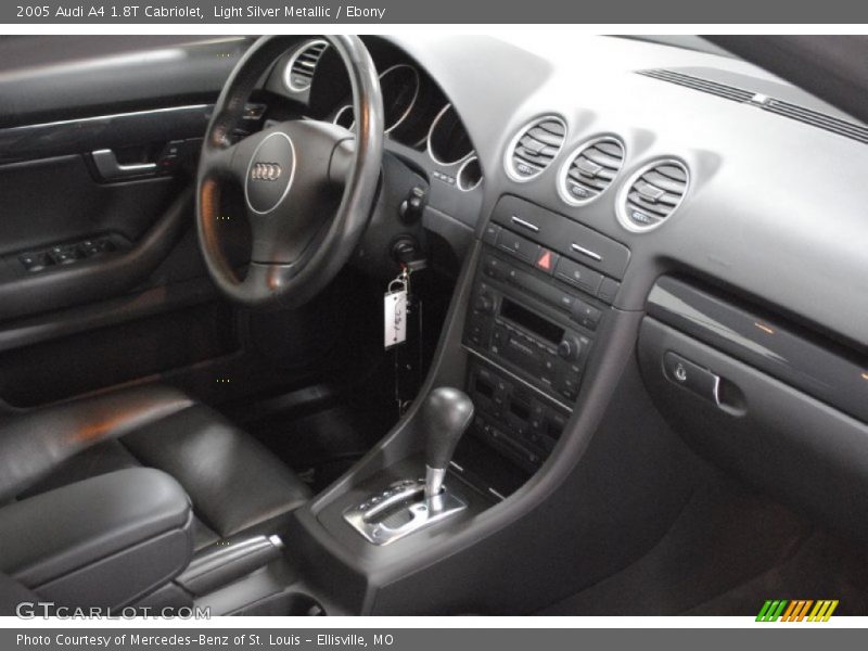 Light Silver Metallic / Ebony 2005 Audi A4 1.8T Cabriolet