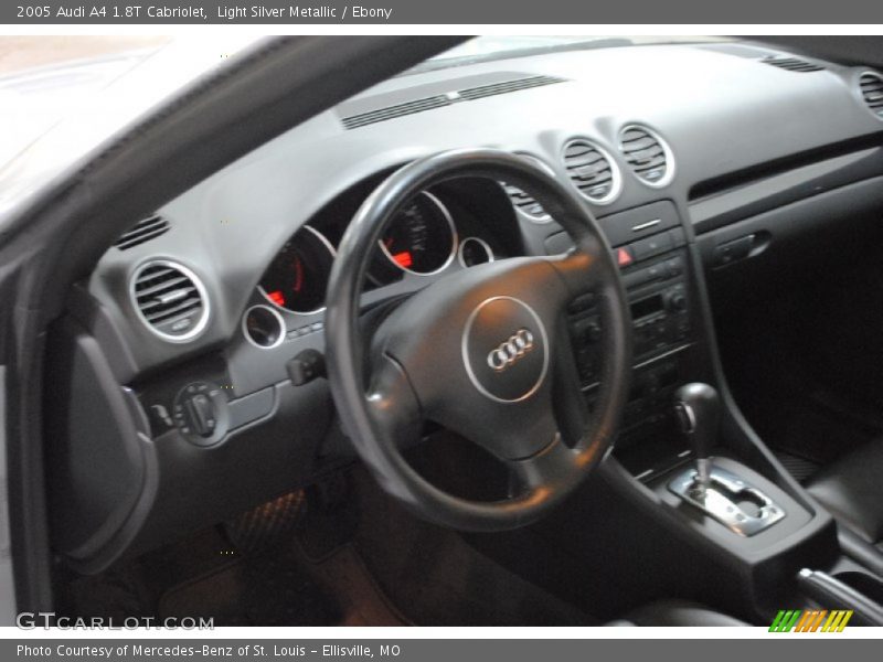 Light Silver Metallic / Ebony 2005 Audi A4 1.8T Cabriolet