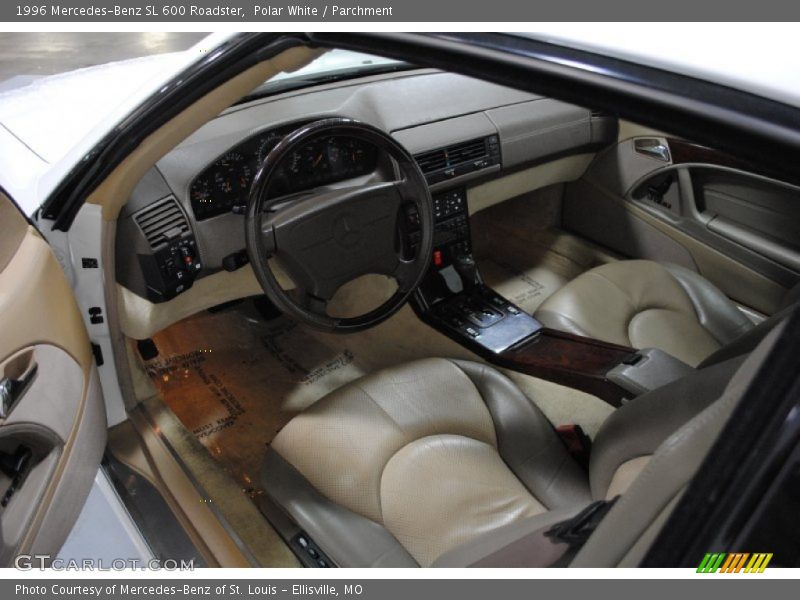  1996 SL 600 Roadster Parchment Interior