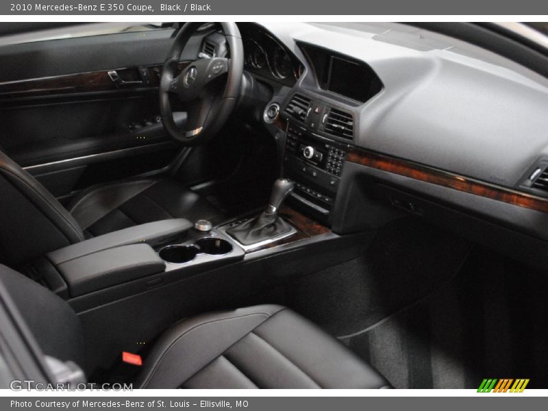 Black / Black 2010 Mercedes-Benz E 350 Coupe