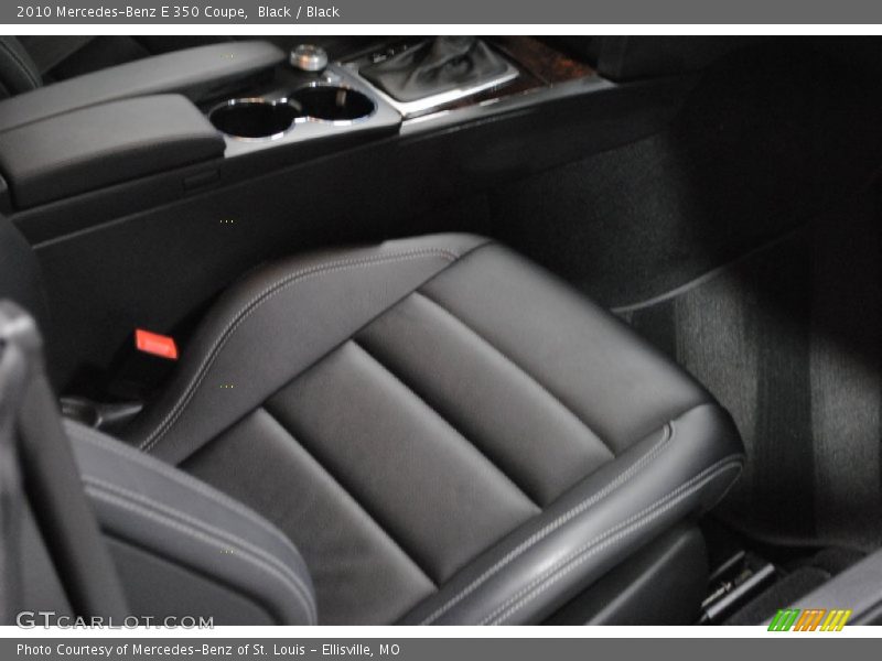 Black / Black 2010 Mercedes-Benz E 350 Coupe