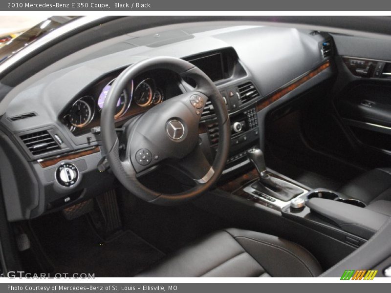 Black / Black 2010 Mercedes-Benz E 350 Coupe