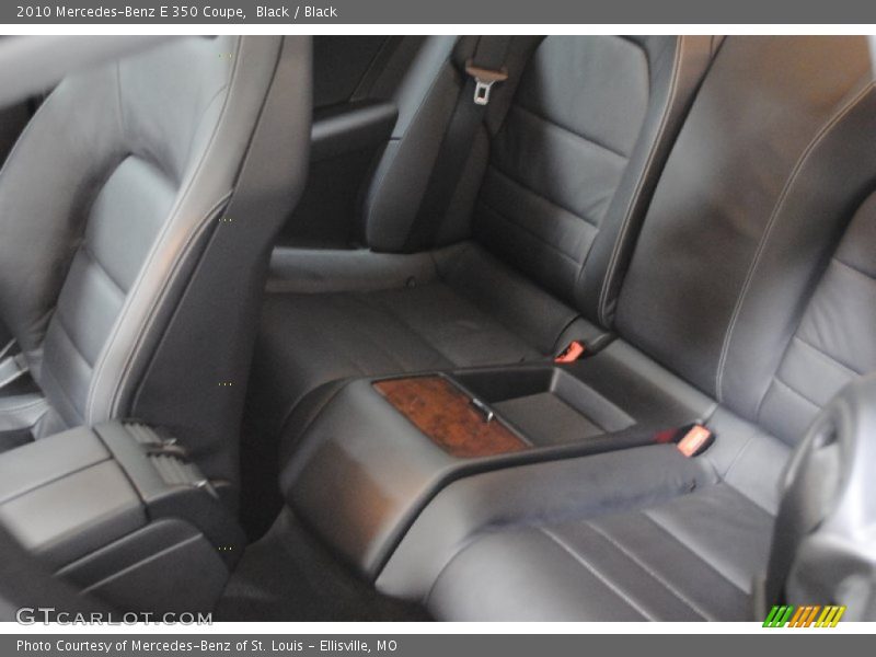 Black / Black 2010 Mercedes-Benz E 350 Coupe