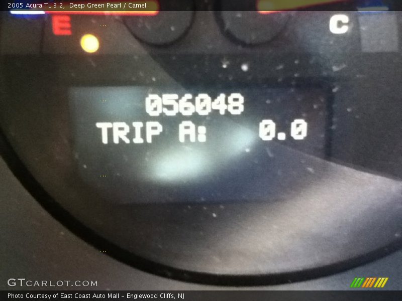 Deep Green Pearl / Camel 2005 Acura TL 3.2