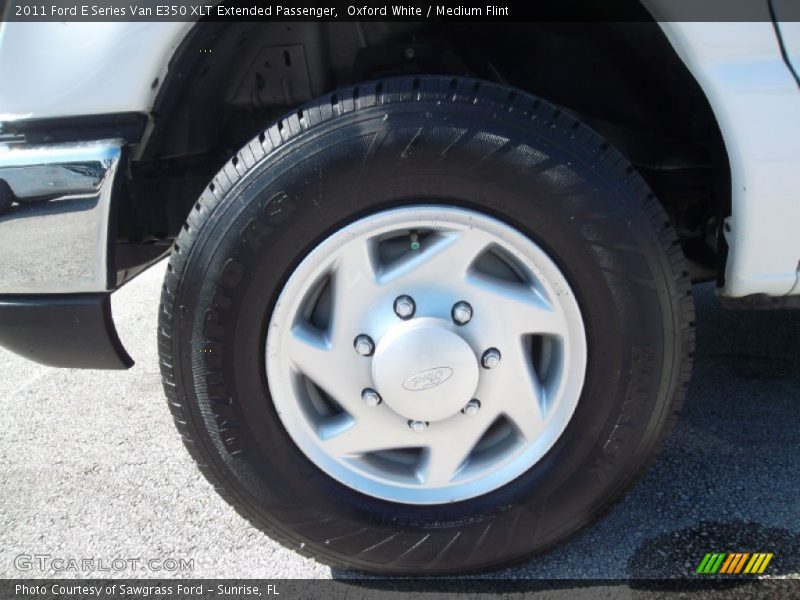 Oxford White / Medium Flint 2011 Ford E Series Van E350 XLT Extended Passenger