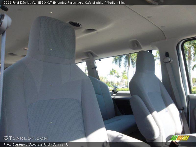 Oxford White / Medium Flint 2011 Ford E Series Van E350 XLT Extended Passenger
