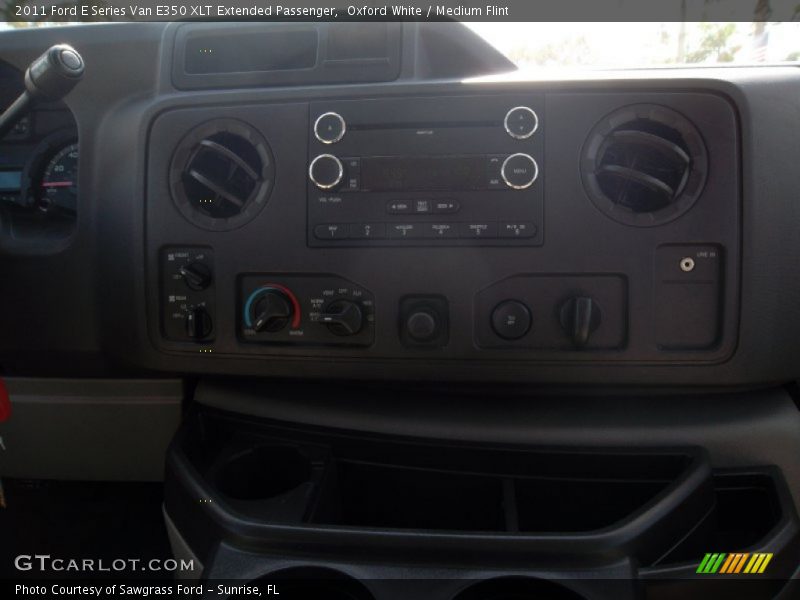 Oxford White / Medium Flint 2011 Ford E Series Van E350 XLT Extended Passenger
