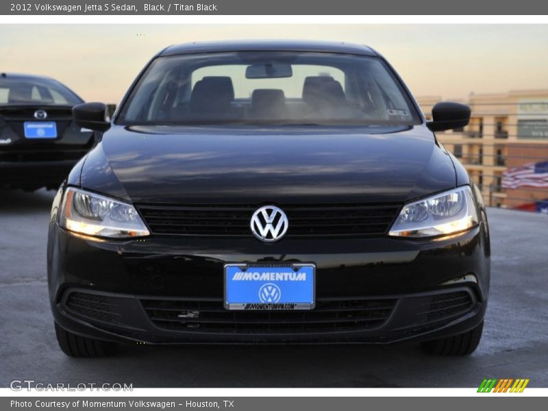 Black / Titan Black 2012 Volkswagen Jetta S Sedan