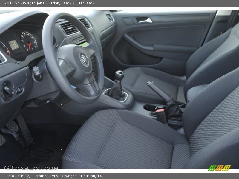  2012 Jetta S Sedan Titan Black Interior