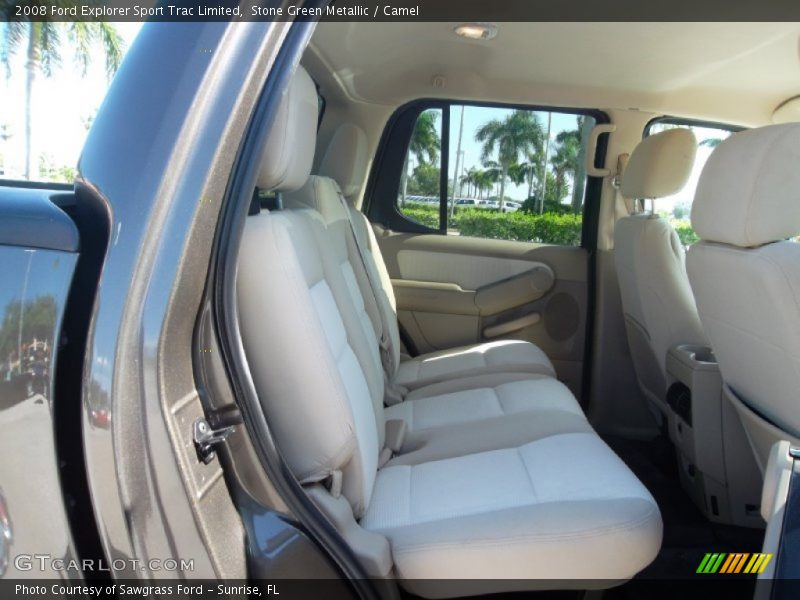 Stone Green Metallic / Camel 2008 Ford Explorer Sport Trac Limited