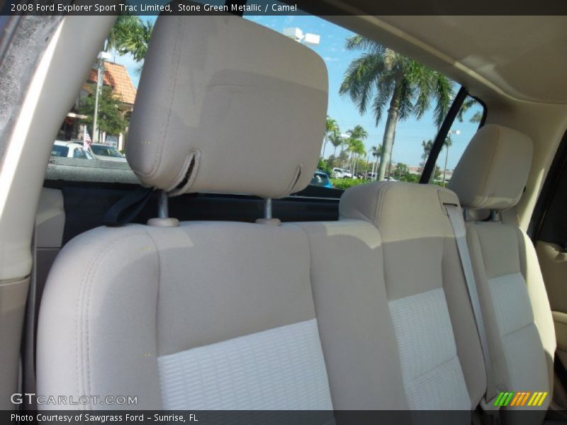 Stone Green Metallic / Camel 2008 Ford Explorer Sport Trac Limited