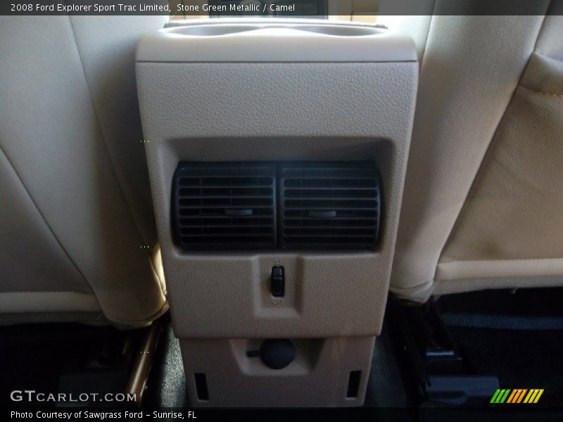 Stone Green Metallic / Camel 2008 Ford Explorer Sport Trac Limited