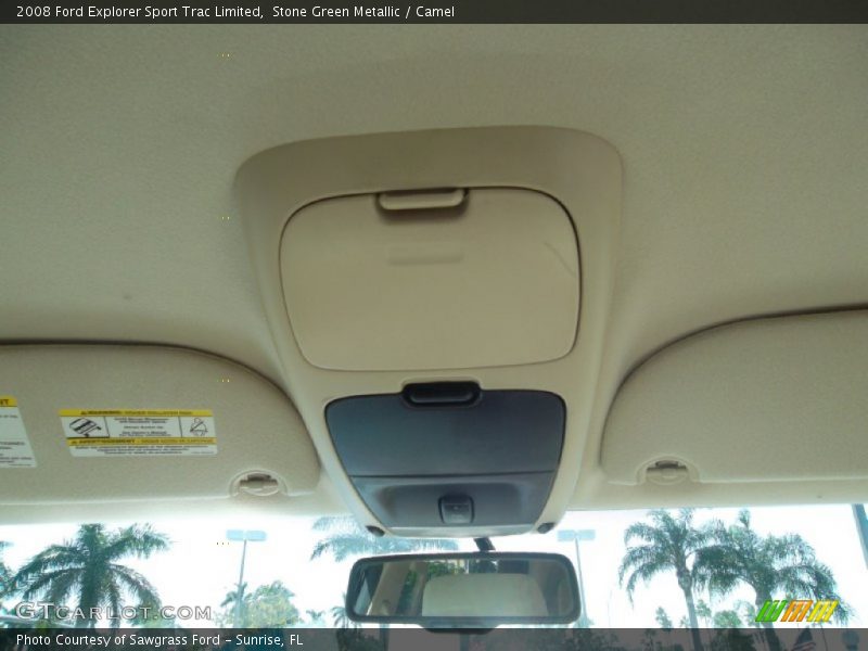 Stone Green Metallic / Camel 2008 Ford Explorer Sport Trac Limited