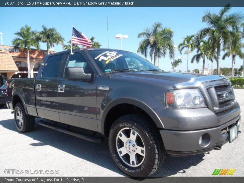 Dark Shadow Grey Metallic / Black 2007 Ford F150 FX4 SuperCrew 4x4