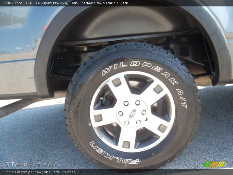 Dark Shadow Grey Metallic / Black 2007 Ford F150 FX4 SuperCrew 4x4