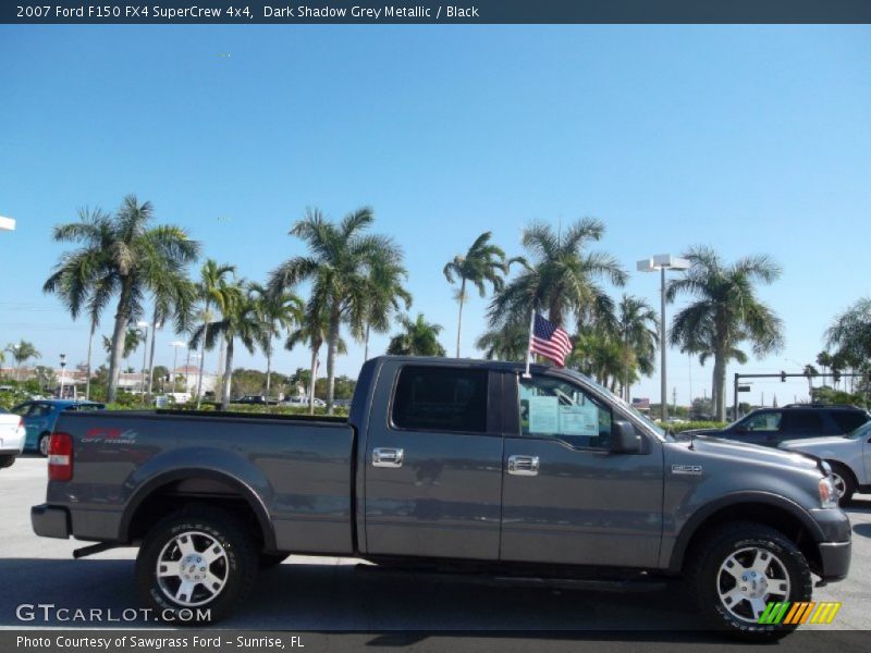 Dark Shadow Grey Metallic / Black 2007 Ford F150 FX4 SuperCrew 4x4