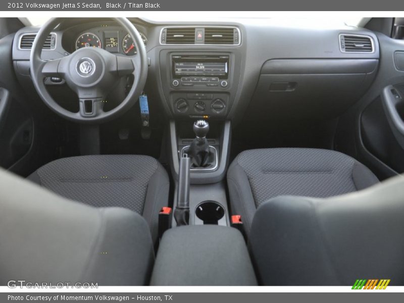 Black / Titan Black 2012 Volkswagen Jetta S Sedan