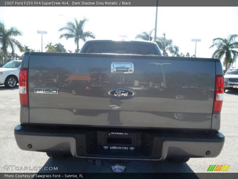 Dark Shadow Grey Metallic / Black 2007 Ford F150 FX4 SuperCrew 4x4