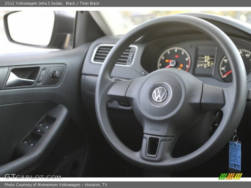 Black / Titan Black 2012 Volkswagen Jetta S Sedan